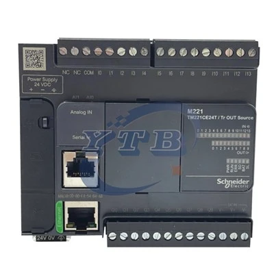 Schneider TM221CE24T M221 24-ponttranzisztoros PLC